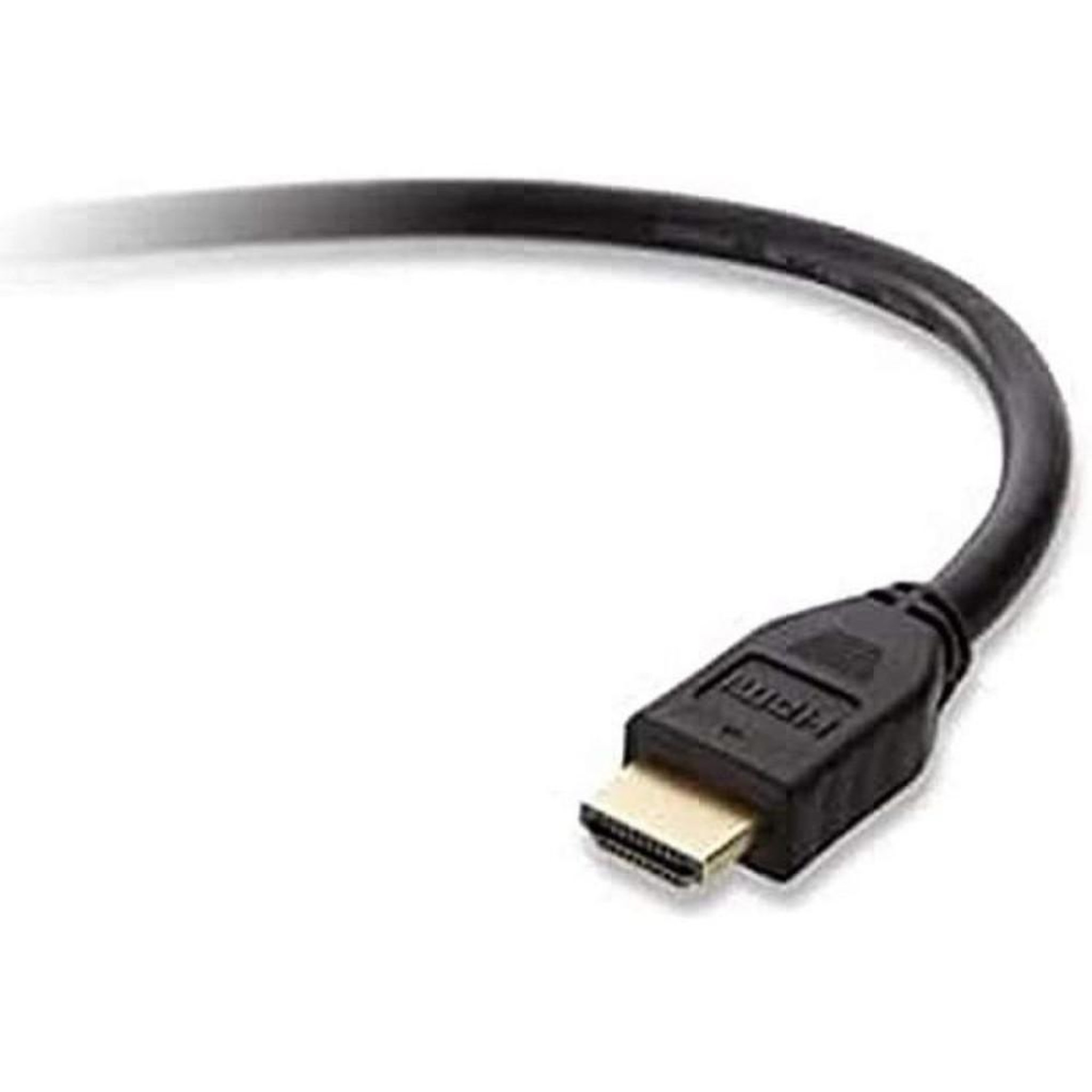 Voir la diapositive 2 : Belkin Câble HDMI vers HDMI 3 m noir avec connecteurs en nickel