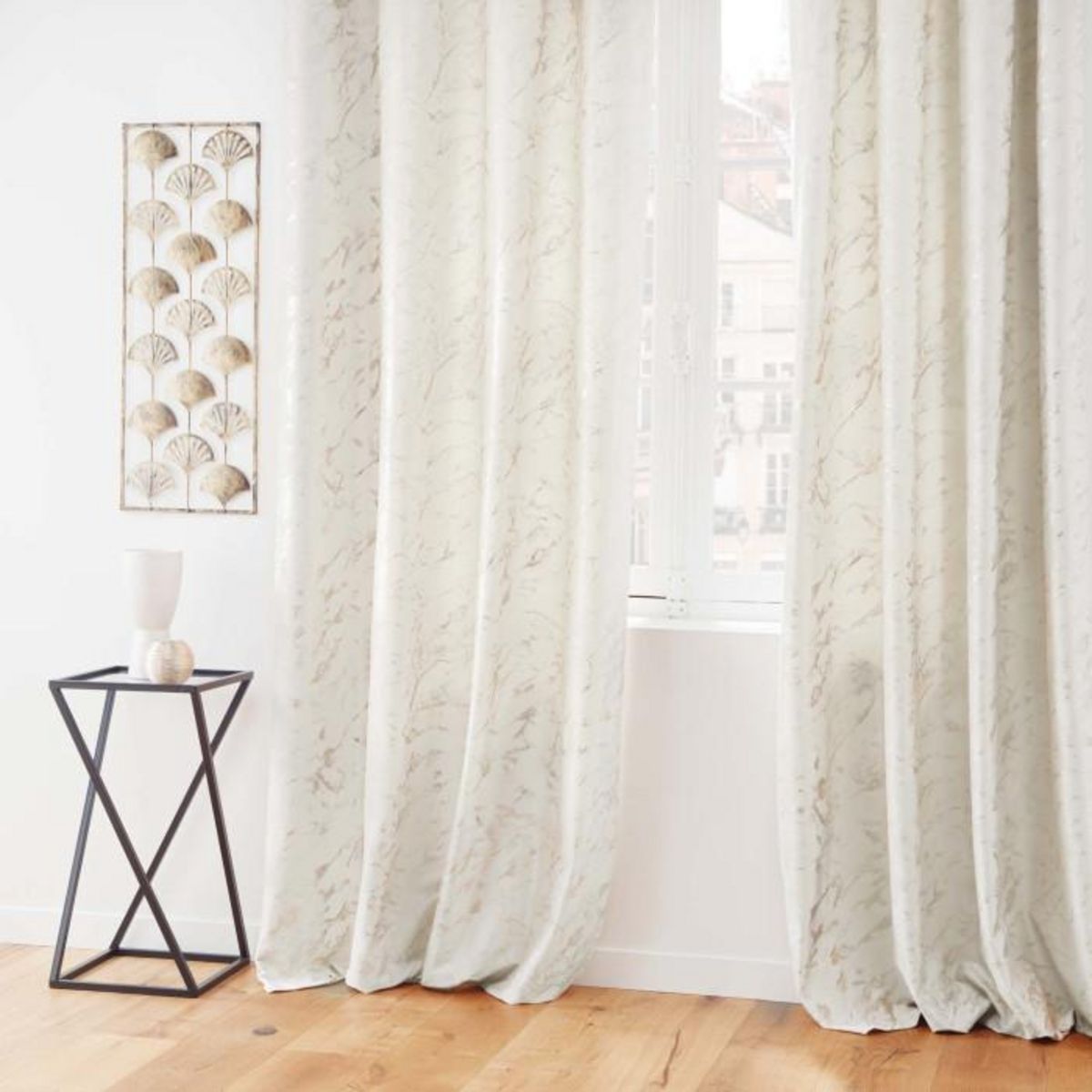 Paris Prix Rideau à Œillets Velours  Marius  140x260cm Beige