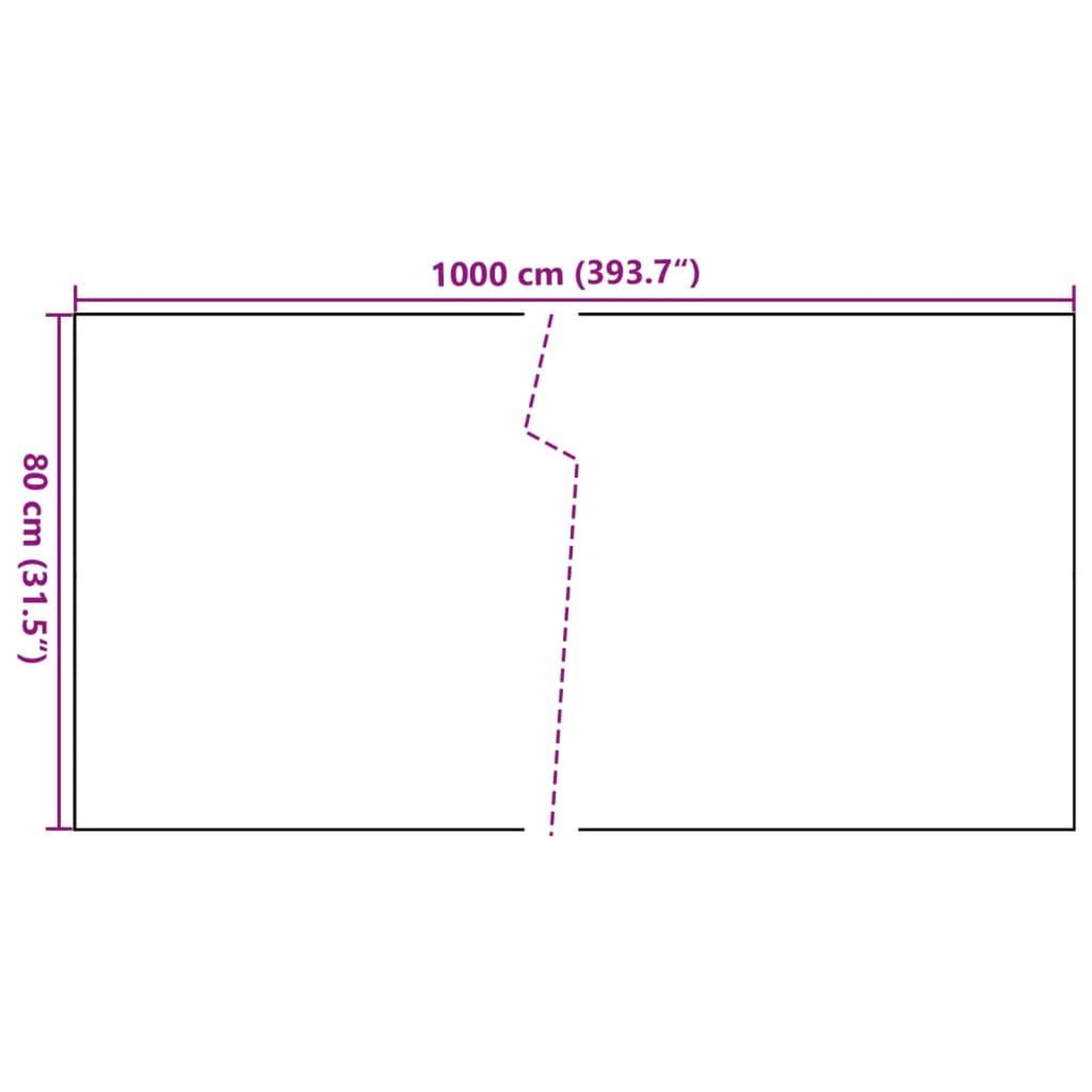 Voir la diapositive 6 : VIDAXL Paravent de balcon anthracite 1000x80 cm resine tressee