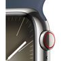 Voir la diapositive 3 : APPLE Montre connectée Serie 9 Cellular 41mm Acier/Argeny Bleu Orage S/M