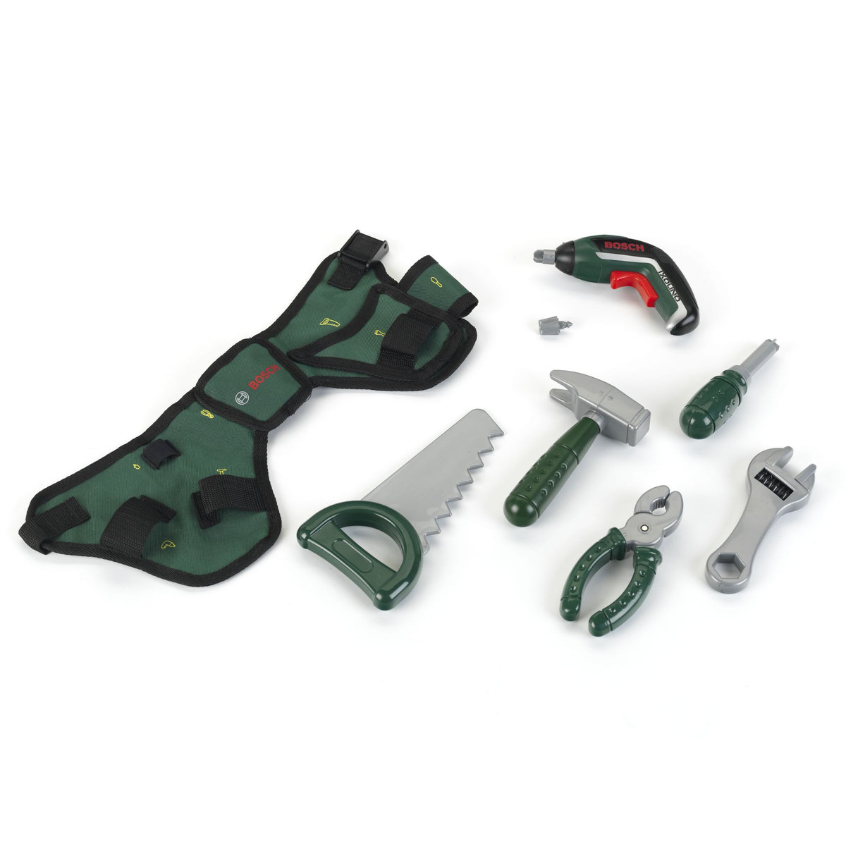 KLEIN Ceinture à outils avec visseuse Ixolino II électronique - Bosch - Jouet d'imitation