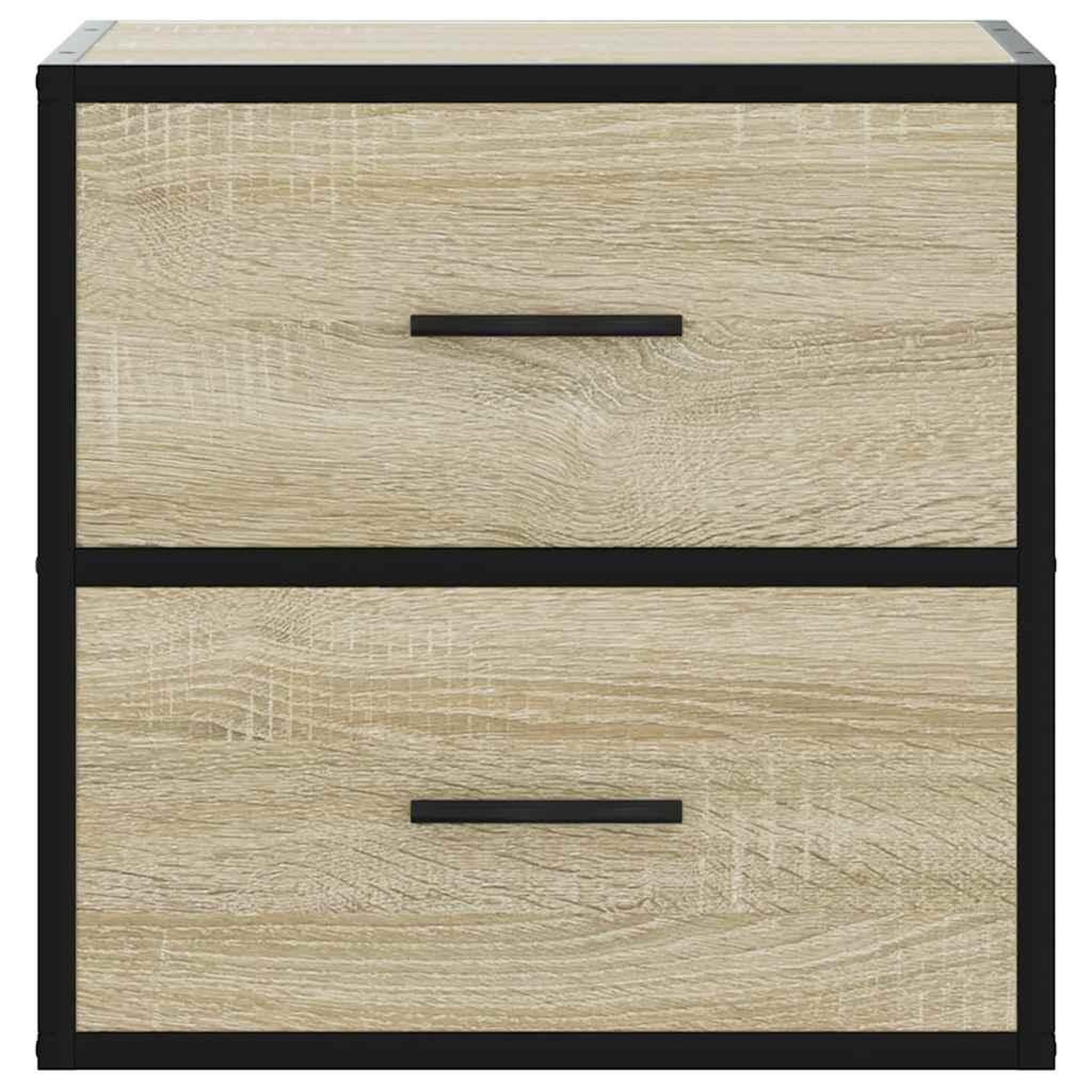Voir la diapositive 5 : VIDAXL Table de chevet murale chene sonoma 40x31x39,5 cm