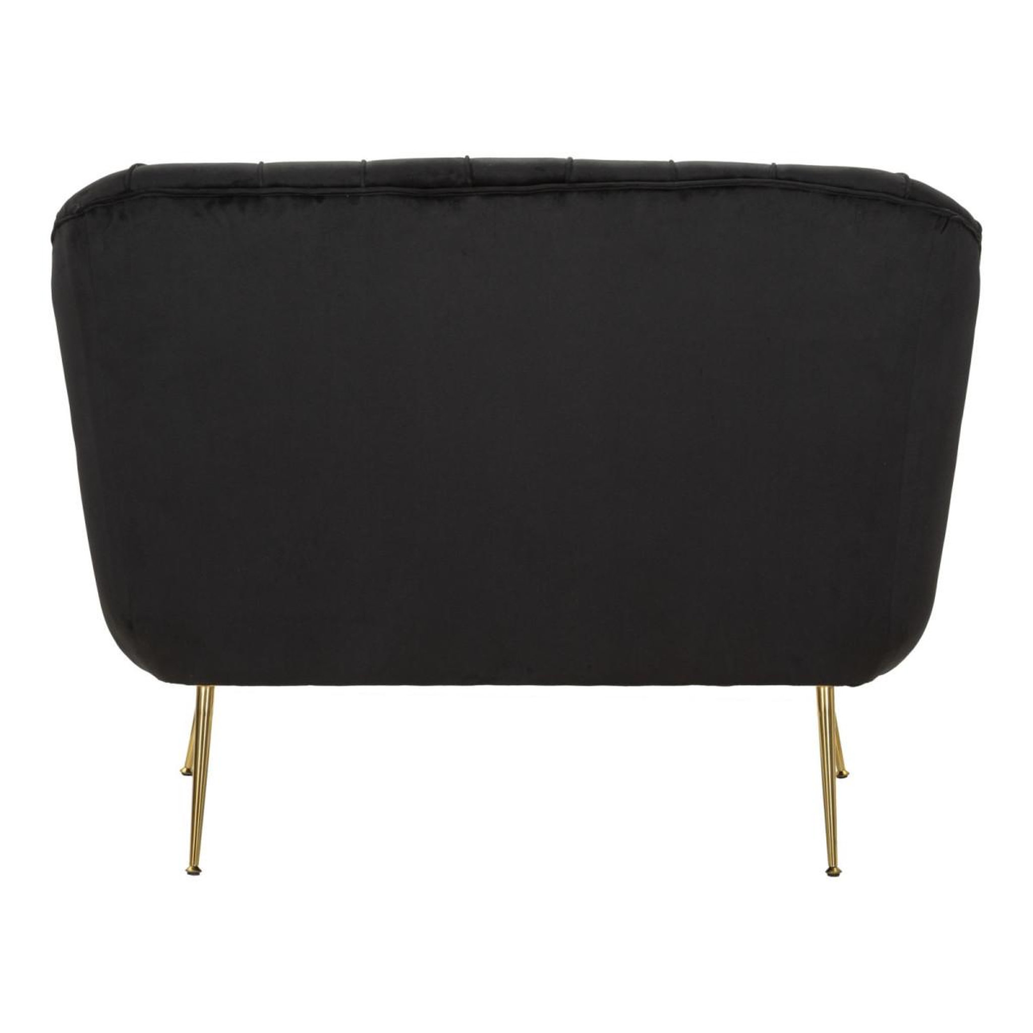 Voir la diapositive 4 : Paris Prix Canapé 2 places matelassé  budapest  130cm noir