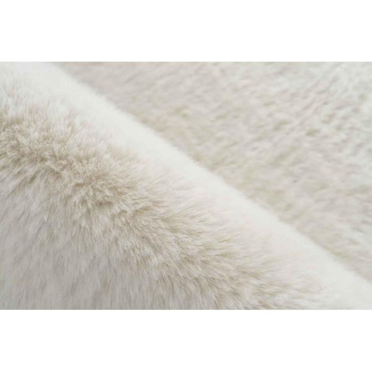 Paris Prix Tapis de Bain Doux Antidérapant  Rabbit  Blanc