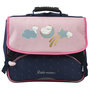 Voir la diapositive 1 : OBERTHUR Cartable 38cm CP/CE1/CE2 rose et bleu chatons