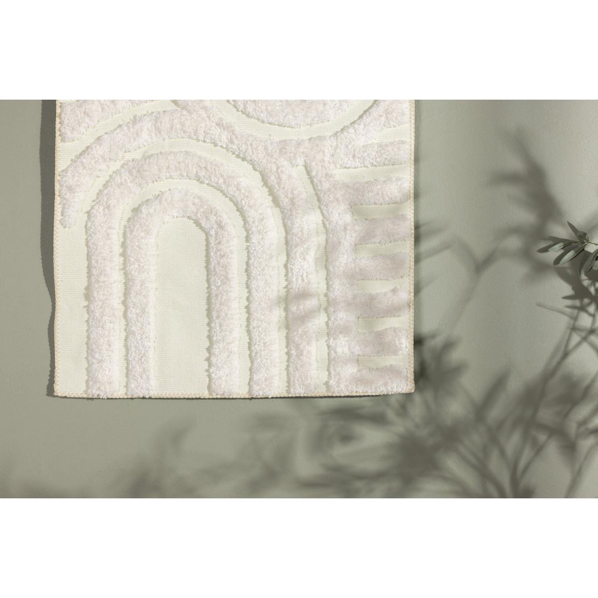 Voir la diapositive 6 : Paris Prix Toile tapis à suspendre  nikita  100cm blanc