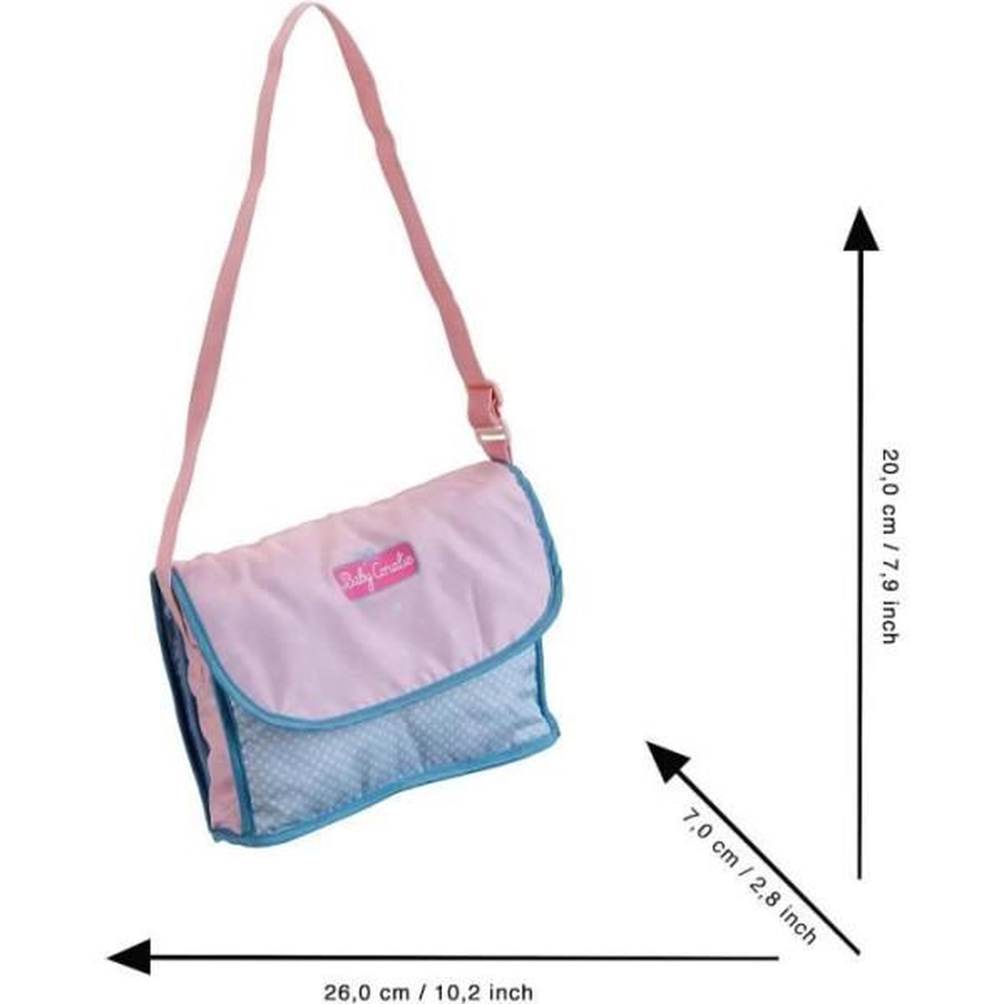 Voir la diapositive 4 : Klein Sac a langer pour poupons Princess Coralie - KLEIN - 7 accessoires de puériculture inclus