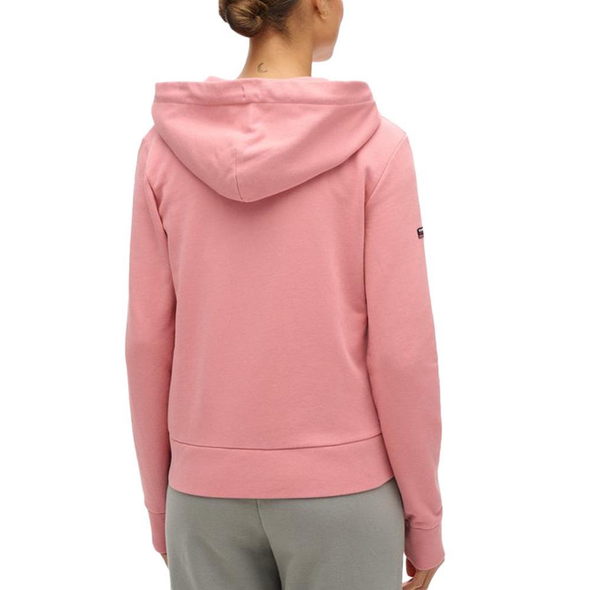 Voir la diapositive 2 : SUPERDRY Sweat Rose Femme Superdry Plain Zip Hood