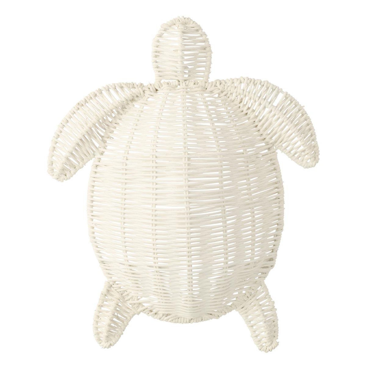 Paris Prix Déco Murale Tortue  Porfirio  31cm Blanc Cassé