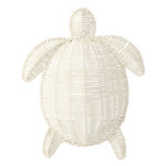 Paris Prix Déco Murale Tortue  Porfirio  31cm Blanc Cassé