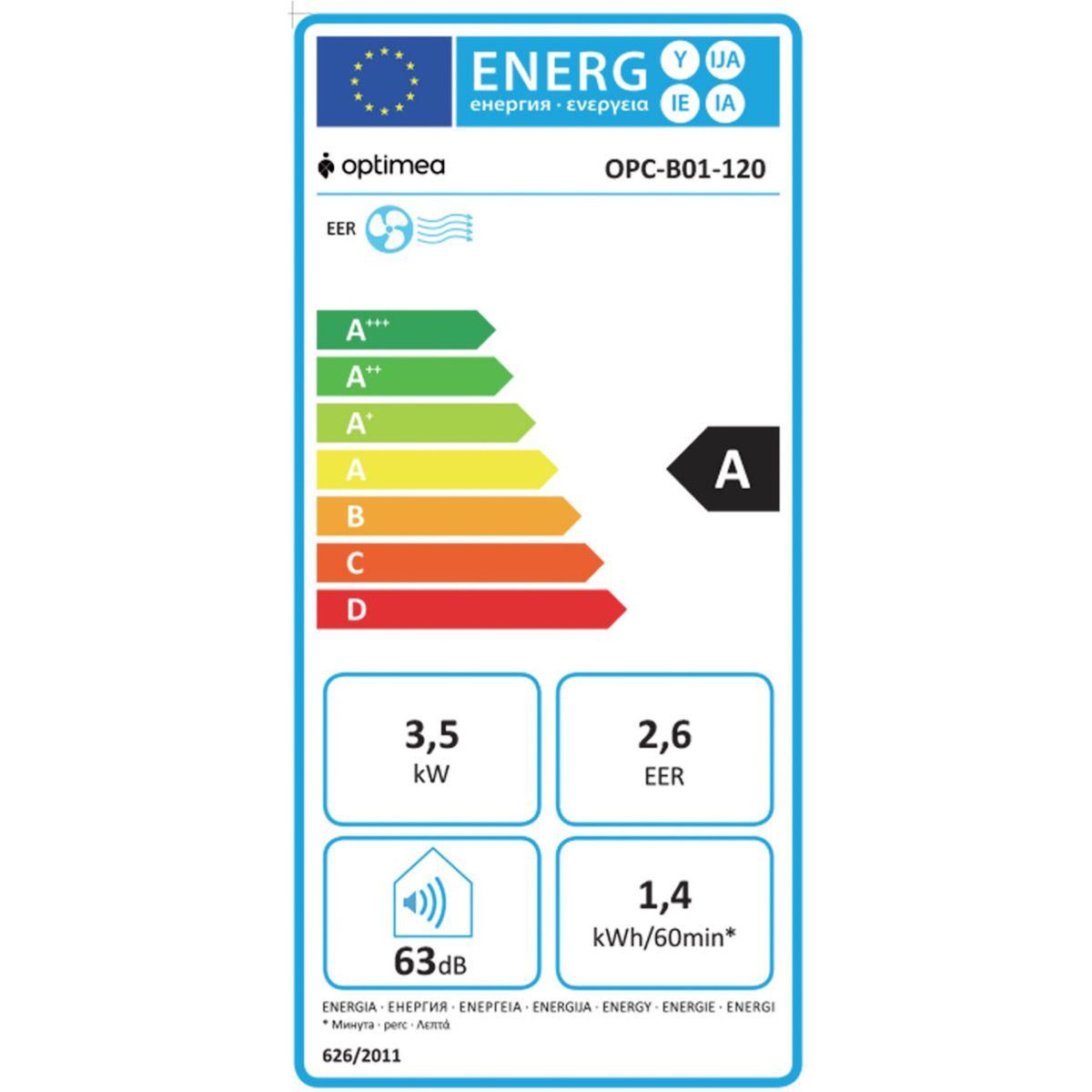 OPTIMEA Climatiseur OPC-B01-120