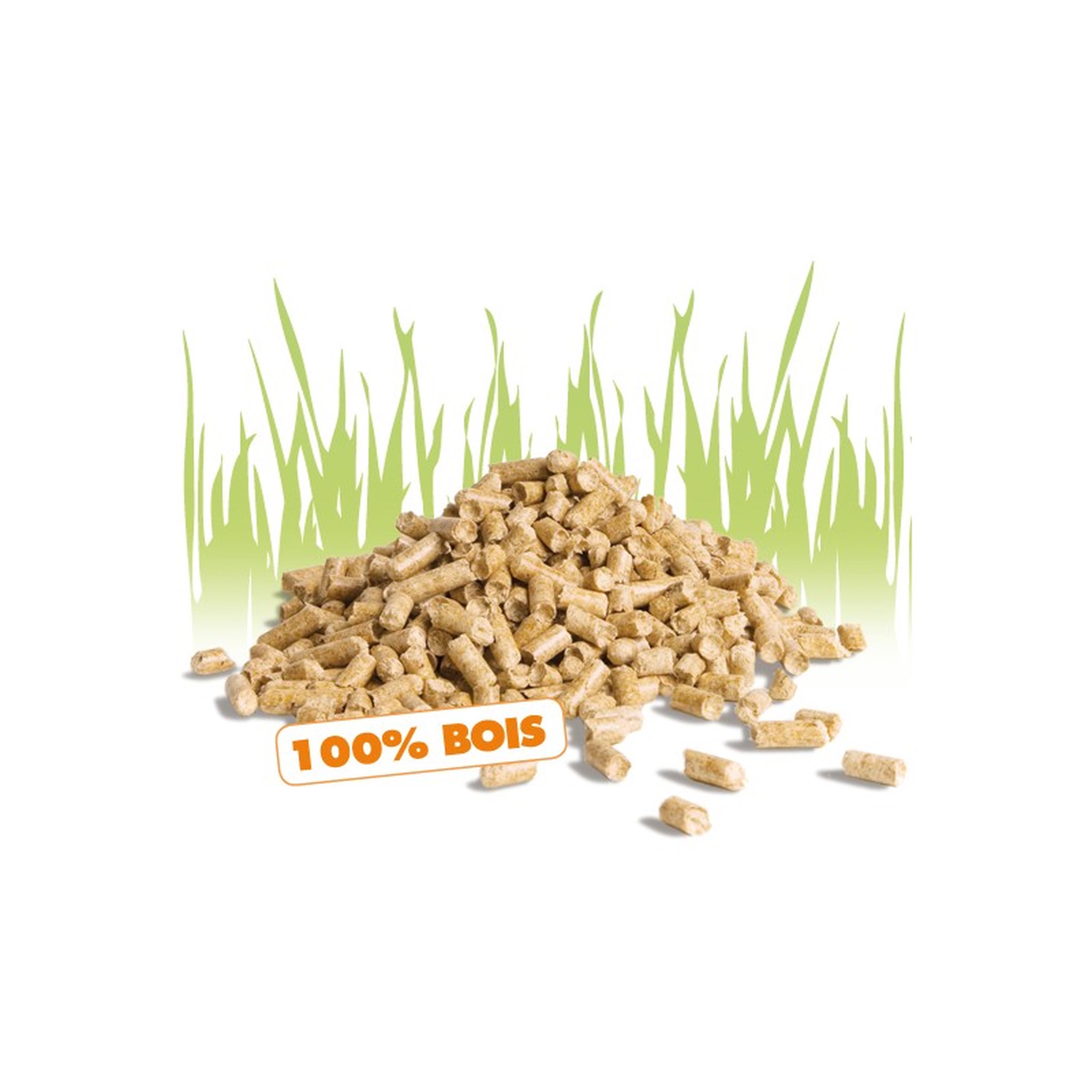 Voir la diapositive 4 : WOODSTOCK Granulés de bois - 1 palette - 78 sacs de 15 Kg