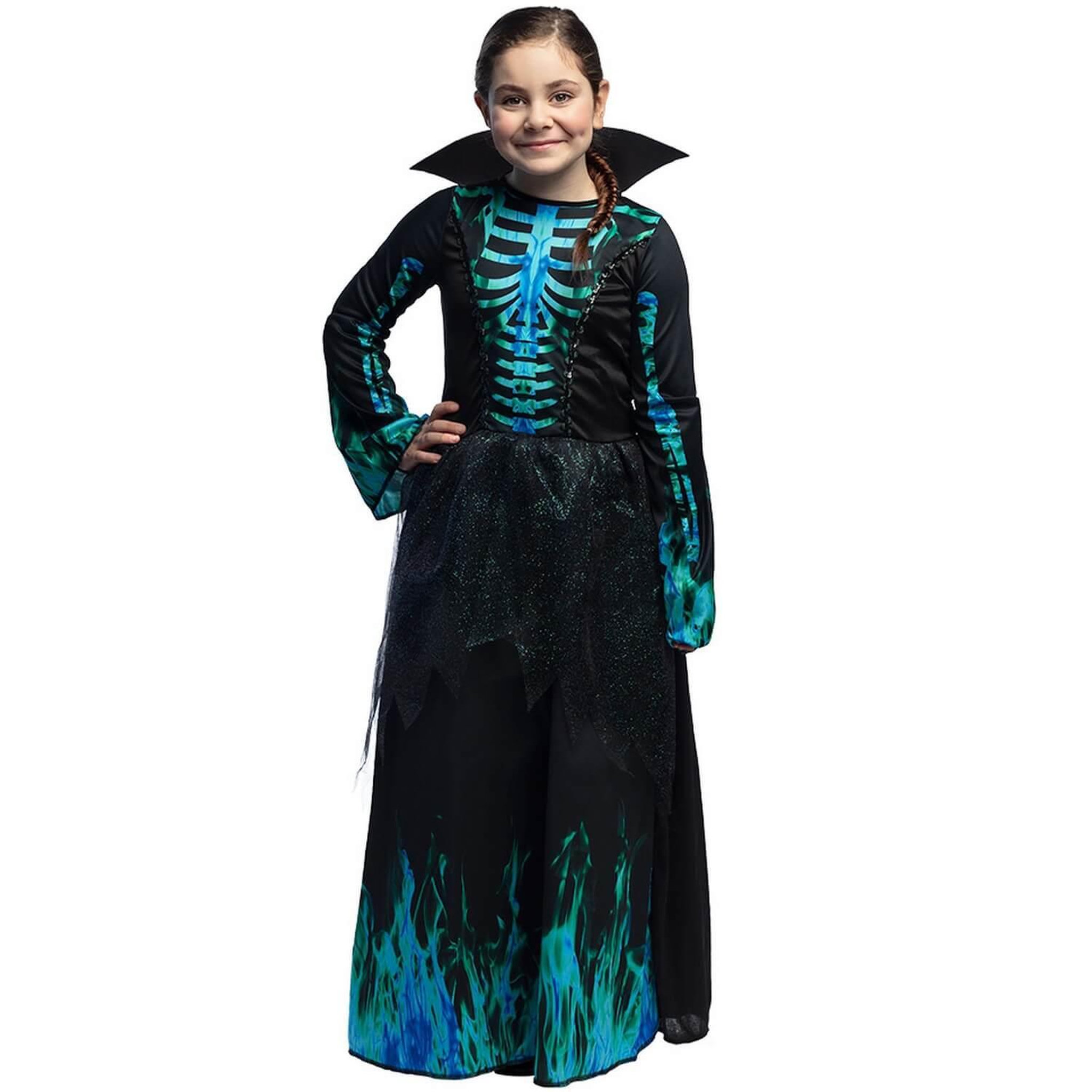 Boland Déguisement squelette azur - Fille - 10/12 ans (140 à 152 cm)