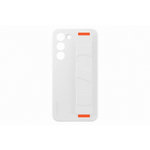 Samsung Coque S23+ Silicone avec laniere Blanc