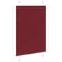 Voir la diapositive 3 : VIDAXL Store plisse rouge bordeaux 95x100 cm largeur du tissu 94,4 cm