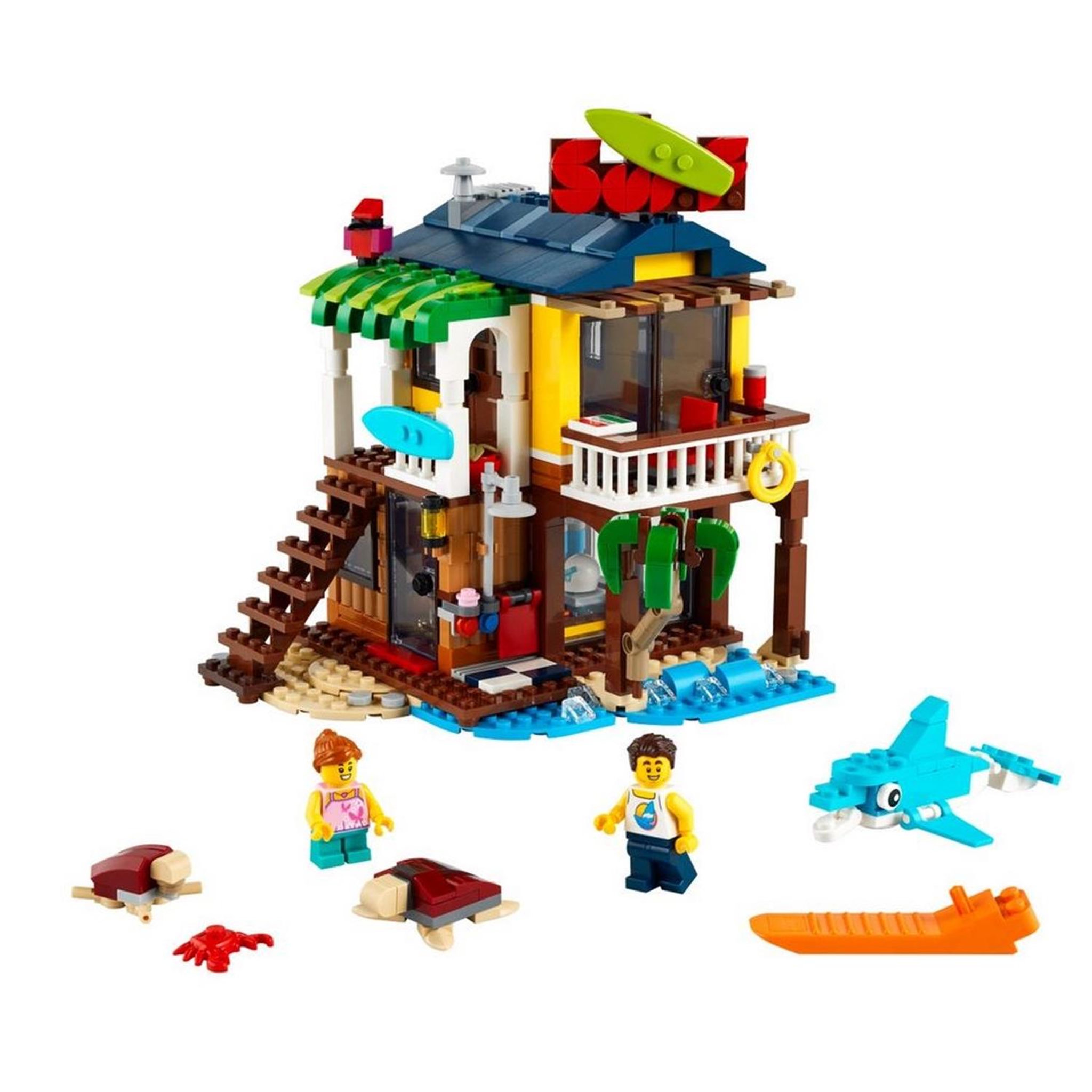 LEGO Creator 3-en-1 La maison sur la plage du surfeur