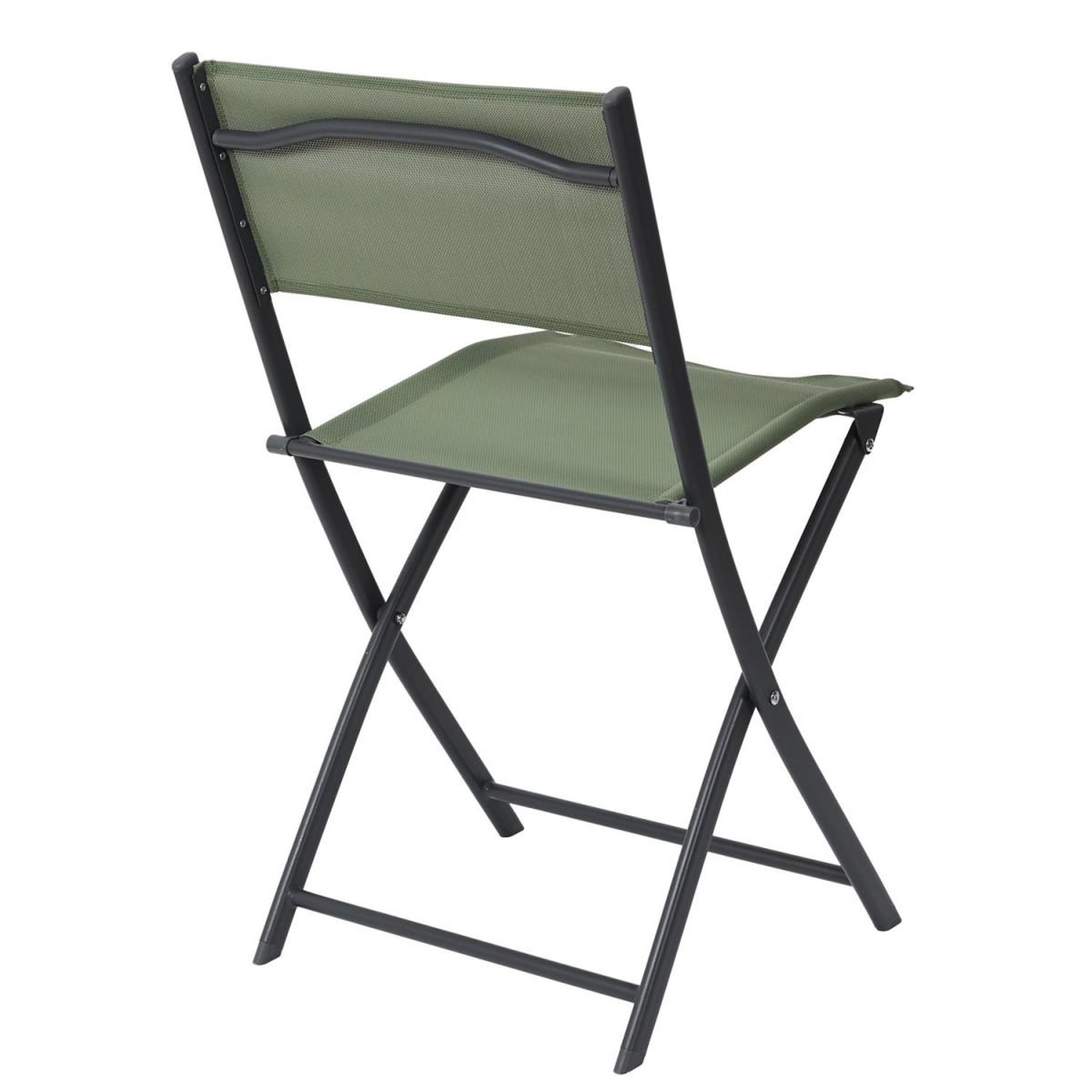 Voir la diapositive 5 : The Home Deco Factory Lot de 4 chaises de jardin  elba  80cm kaki