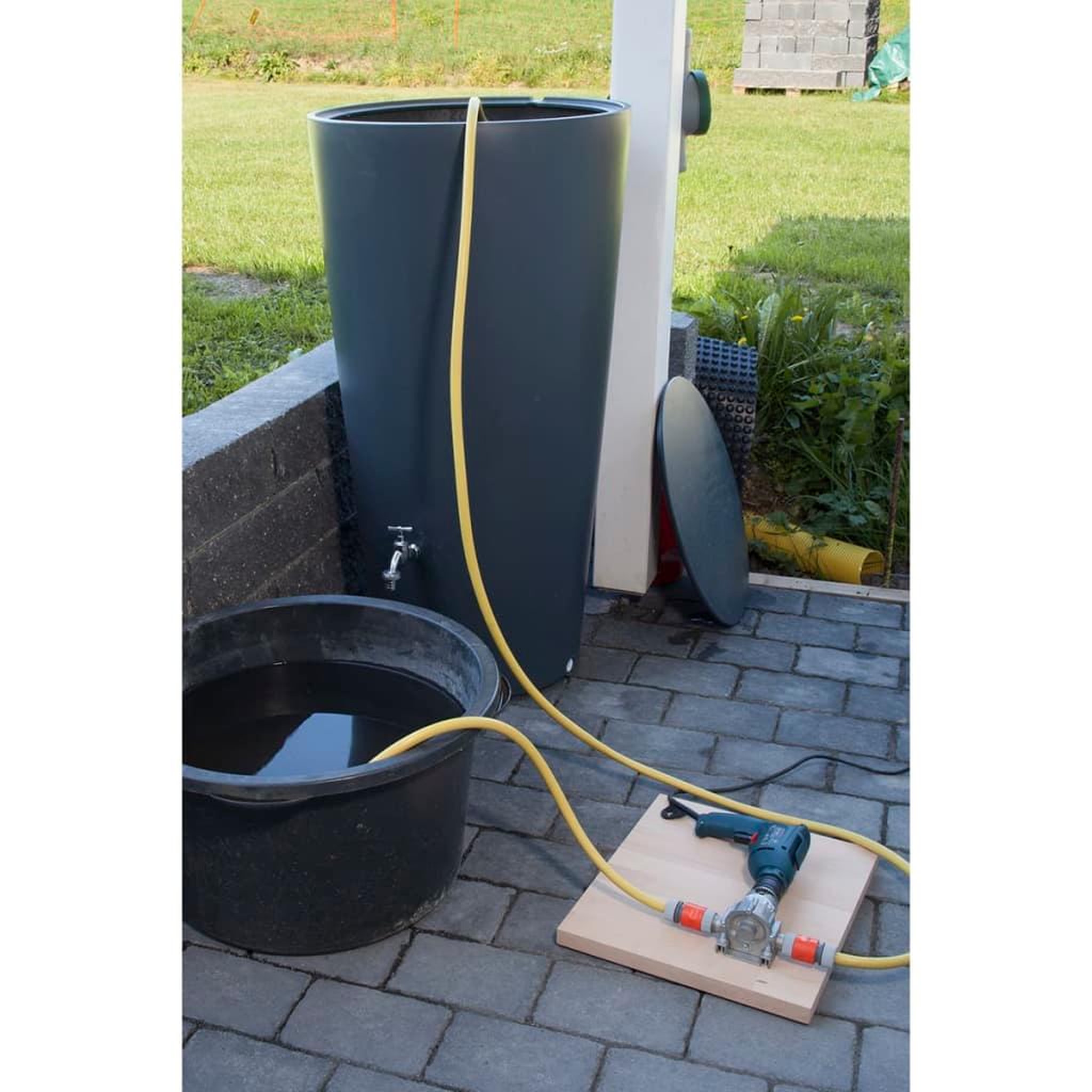 Voir la diapositive 3 : WOLFCRAFT wolfcraft Pompe alimentee par perceuse 3000 l/h S=8 mm 2200000