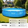 Voir la diapositive 2 : tectake Piscine ronde bleu