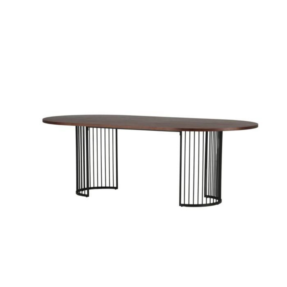 Paris Prix Table à Manger Ovale  Hamneskär  220cm Noyer