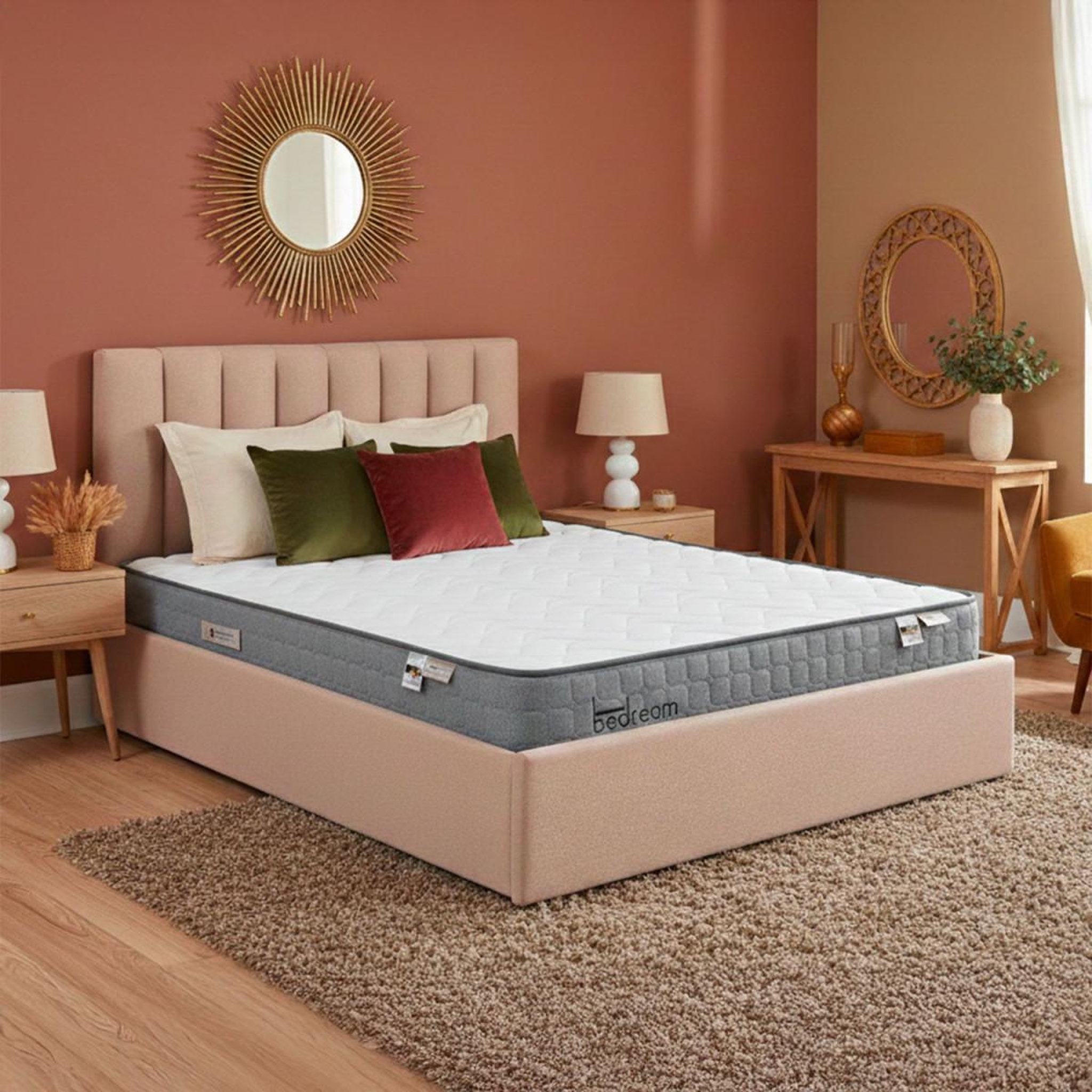 Voir la diapositive 6 : Paris Prix Pack lit coffre & matelas  dream & goodream  160x200cm beige