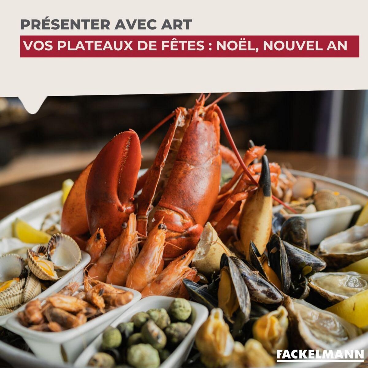 Fackelmann Plateau pour fruits de mer 35 cm Fackelmann Spécialités Culinaires