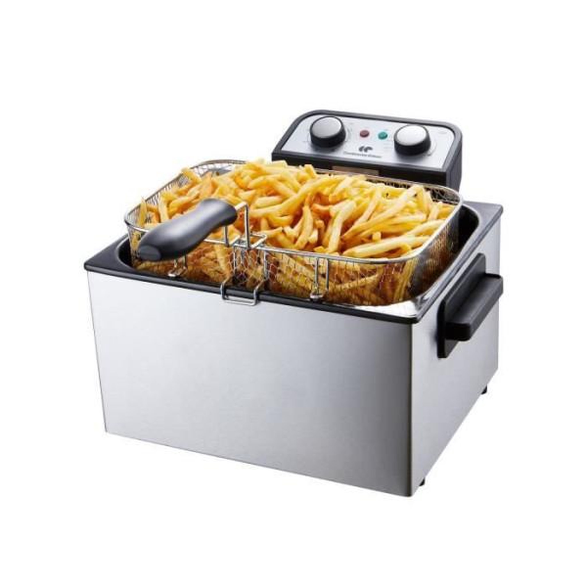 Voir la diapositive 3 : CONTINENTAL EDISON Friteuse Electrique  - CONTINENTAL EDISON - CEFR5IN3P - 5 L - 3 paniers