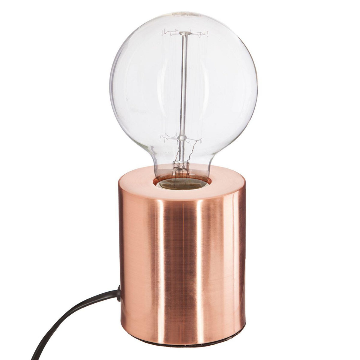 ATMOSPHERA Lampe à poser en fer Ampoule - H. 10,5 cm