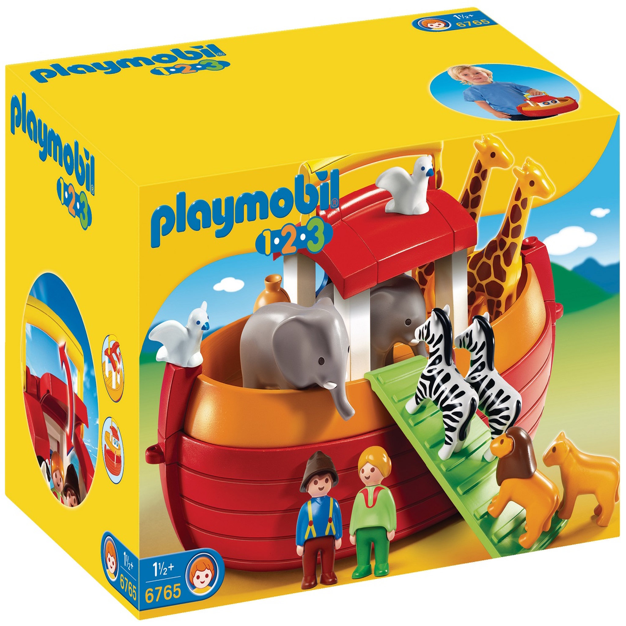 PLAYMOBIL 6765 - 1.2.3 - Arche de Noé Transportable