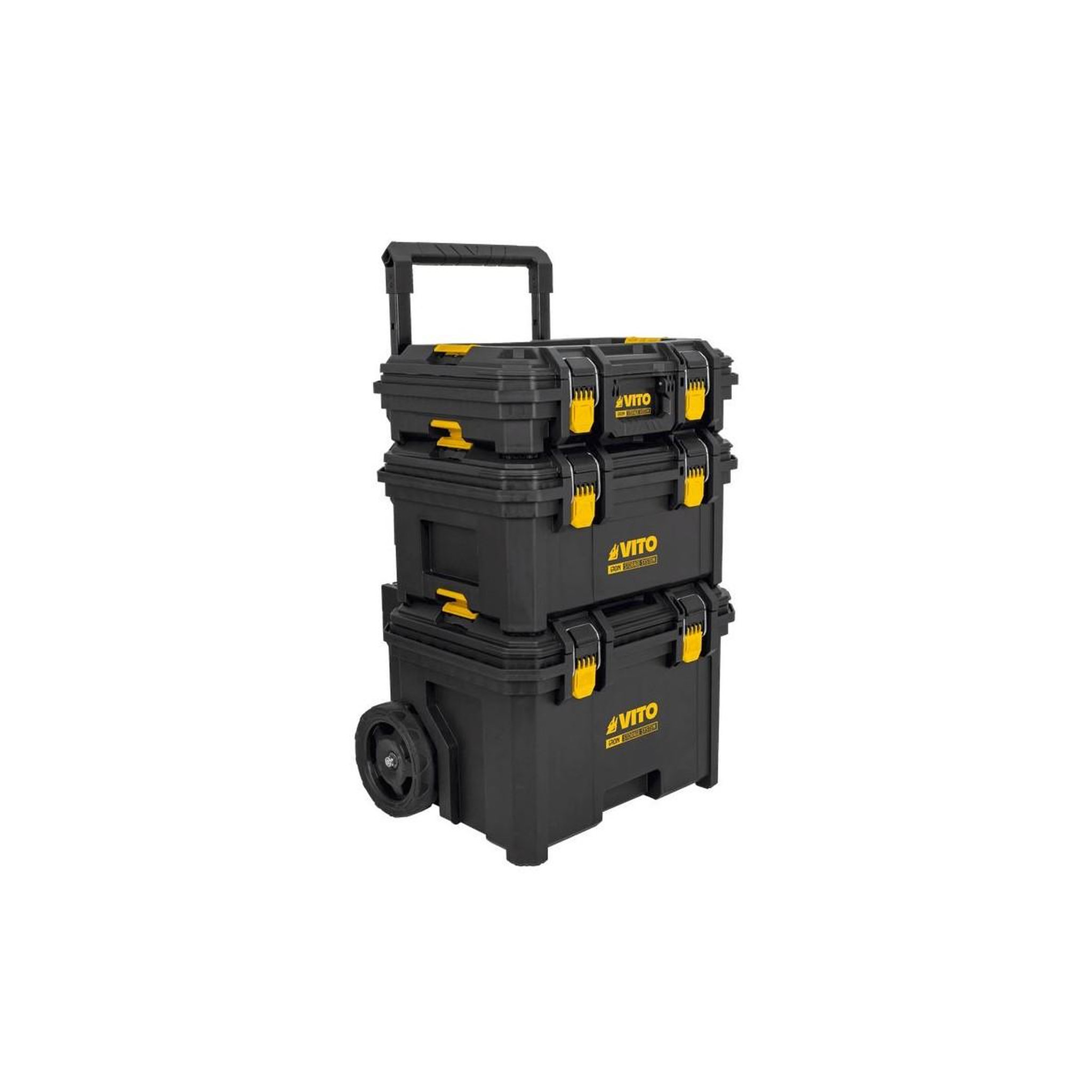 VITO Chariot à outils xl sur roues l x p x h: 58 x 48 x 85 cm valises d'atelier amovibles et modubables vito