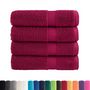 Voir la diapositive 2 : VIDAXL Serviettes de bain de qualité supérieure SOLUND 4 pcs bordeaux