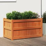 VIDAXL Jardiniere cire marron 90x50x50 cm bois de pin massif