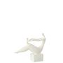 Voir la diapositive 2 : Paris Prix Statuette Maman Avec Enfant  Moderne  29cm Blanc