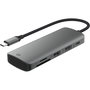 Voir la diapositive 1 : ESSENTIEL B Hub USB C 7 en 1 2 USB-A + 3 USB-C + 2 ports SD