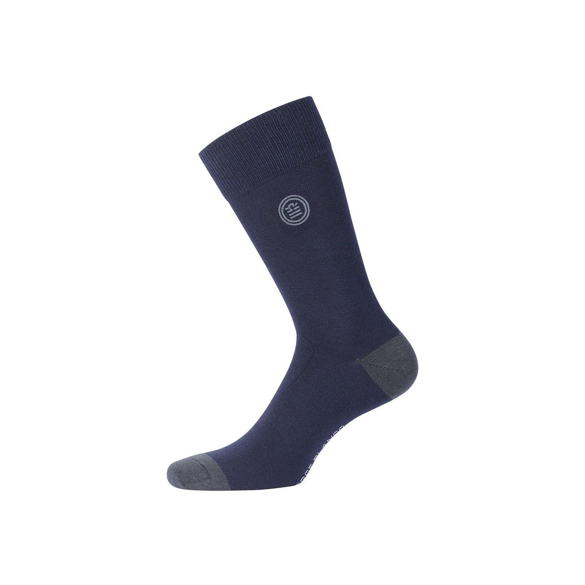 Voir la diapositive 5 : SERGE BLANCO Lot de 6 paires de chaussettes de ville coton homme