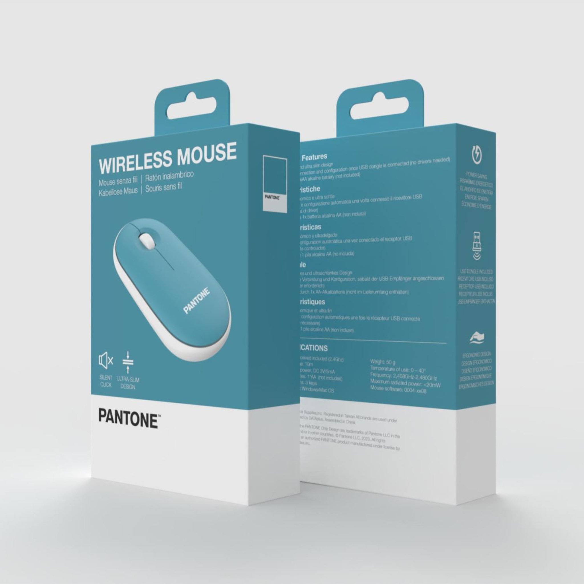 Voir la diapositive 3 : CELLY Celly PT-MS001G1 souris Droitier 1200 DPI