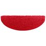 Voir la diapositive 4 : VIDAXL Tapis d'escalier 10 pcs 65x21x4 cm Rouge
