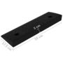 Voir la diapositive 6 : VIDAXL Rampes de bordure 2 pcs 50x17,5x5 cm Caoutchouc