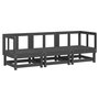 Voir la diapositive 2 : VIDAXL Salon de jardin 3 pcs gris bois massif de pin