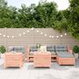 Voir la diapositive 3 : VIDAXL Salon de jardin 7 pcs bois massif sapin de douglas