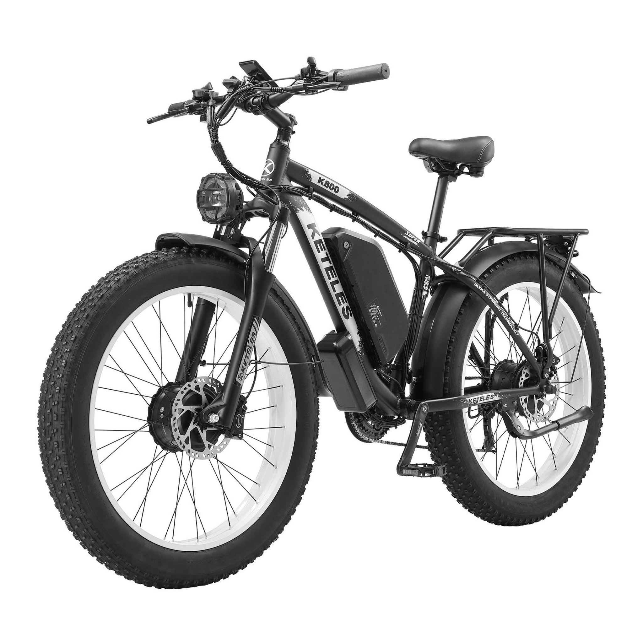 Voir la diapositive 3 : KETELES Vtt électrique keteles k800 à double moteur