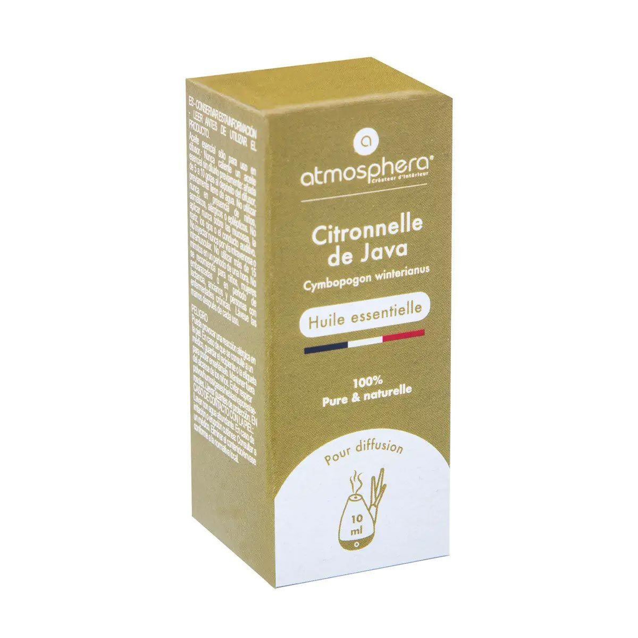 Voir la diapositive 2 : ATMOSPHERA Huile essentielle  générique  10ml citronnelle de java bio