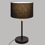 Voir la diapositive 4 : ATMOSPHERA Lampe droite Jule noir doré H42