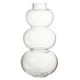 Paris Prix Vase Design en Verre  Boule  36cm Transparent