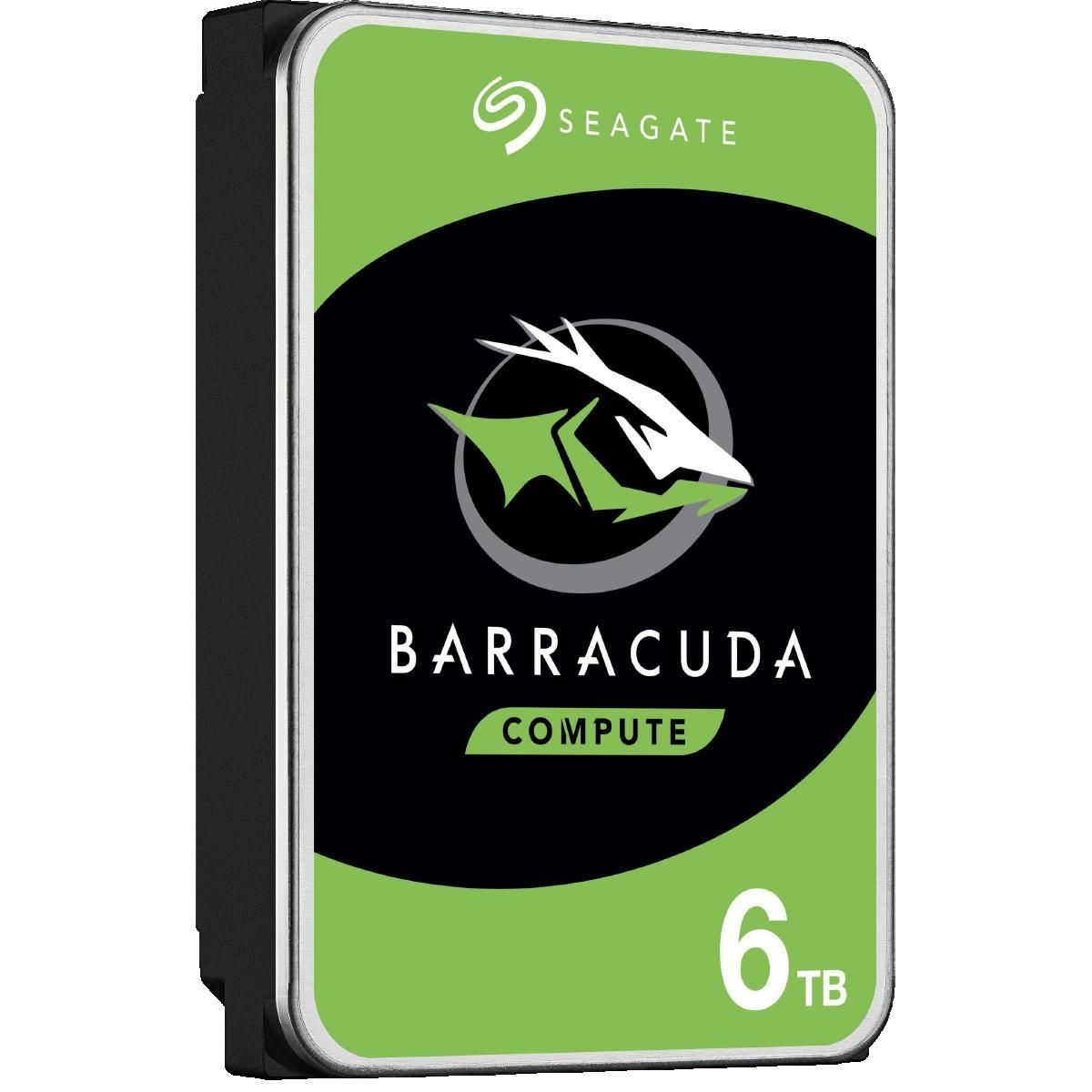 Seagate Disque dur interne Seagate BarraCuda 6 To