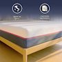 Voir la diapositive 5 : THE WHITE STONE Matelas 80x190 cm à Ressorts Ensachés & Mémoire de Forme | Hauteur 30 cm | Ergonomique, Hypoallergénique & Antibactérien | Made in Italy