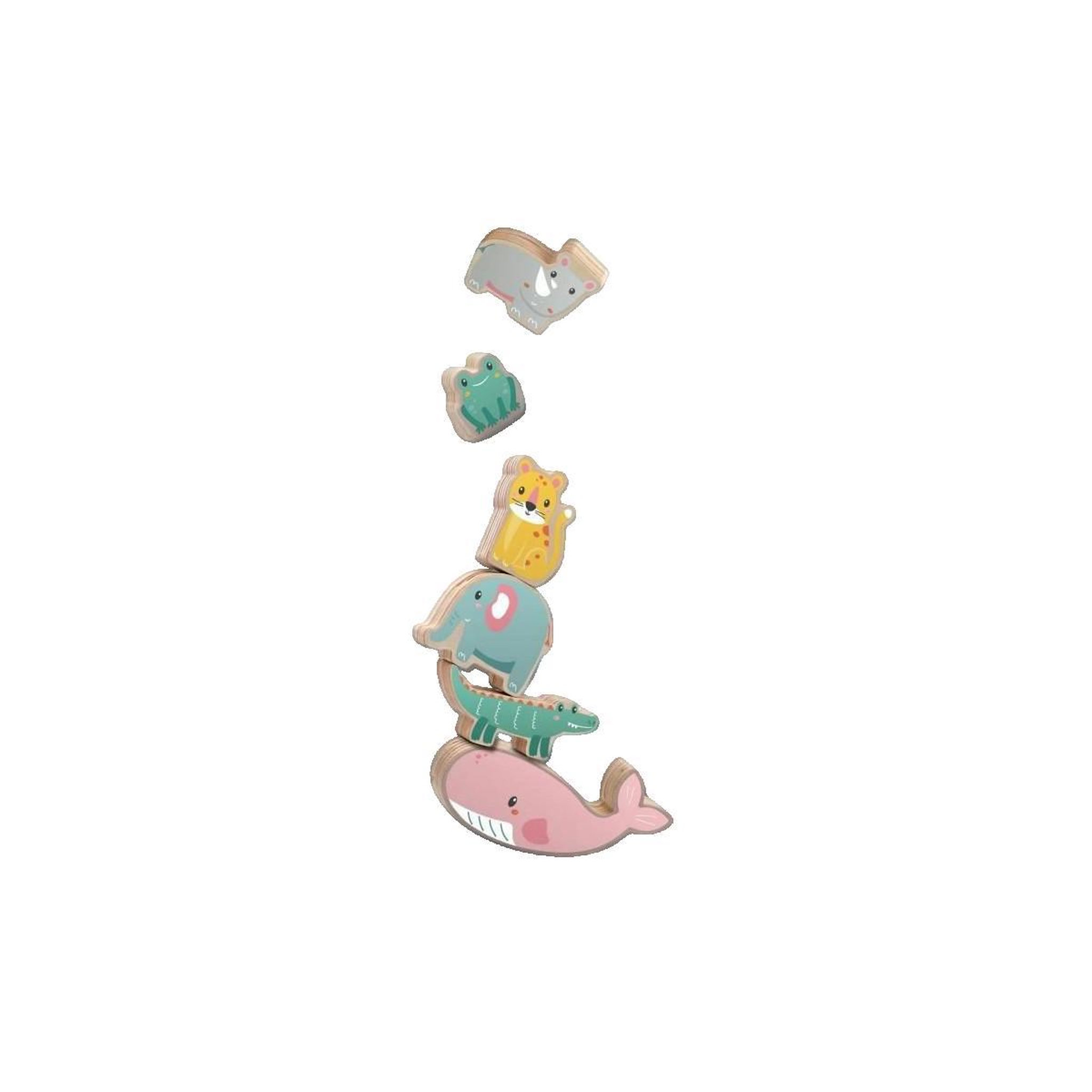 Voir la diapositive 2 : Creative Toys Jouet éducatif ses-creative Animaux en bois multicolore