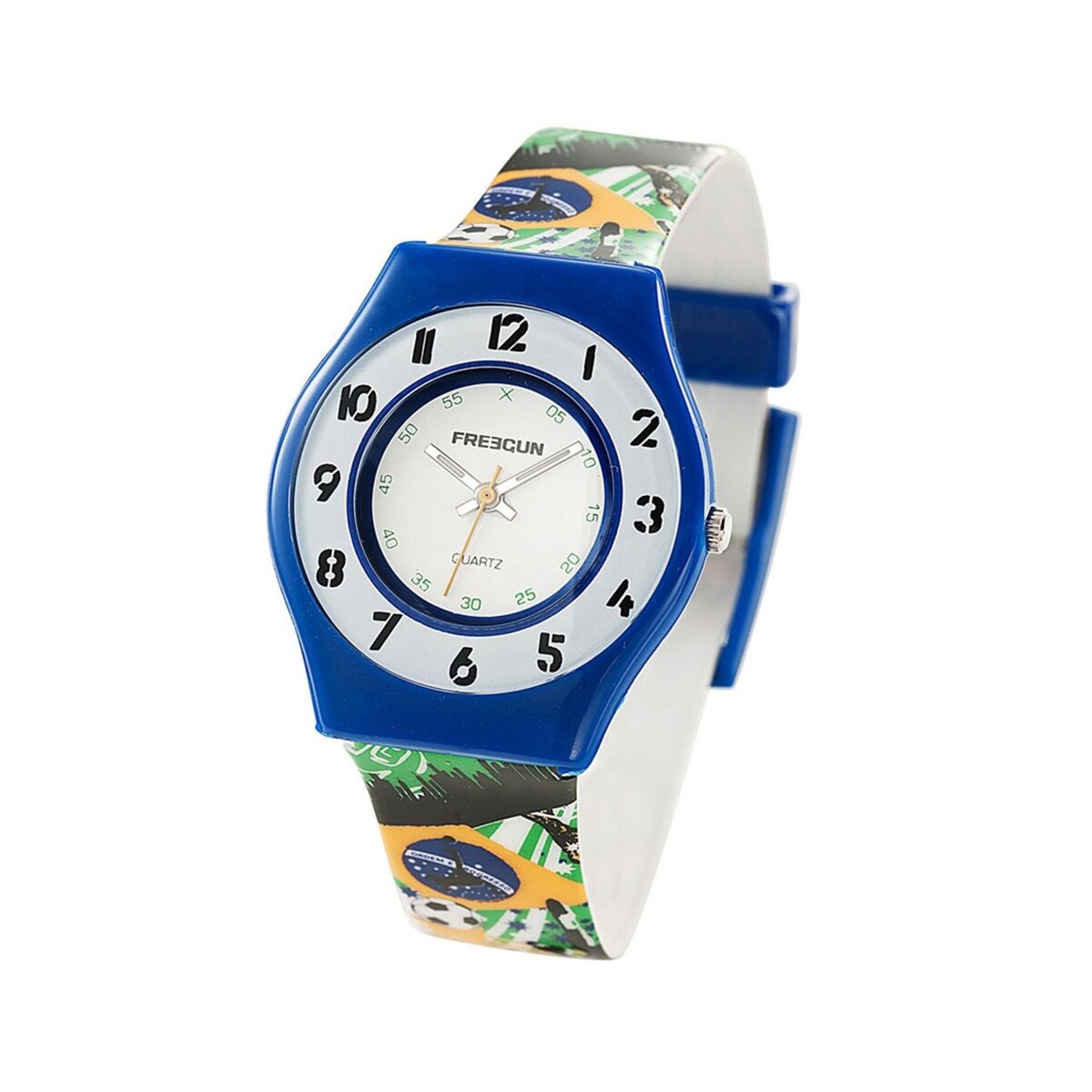 BLUE PEARLS Montre Enfant Freegun Fury Bracelet en Plastique