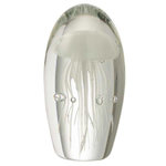 Paris Prix Presse-Papier en Verre  Grande Méduse  16cm Blanc