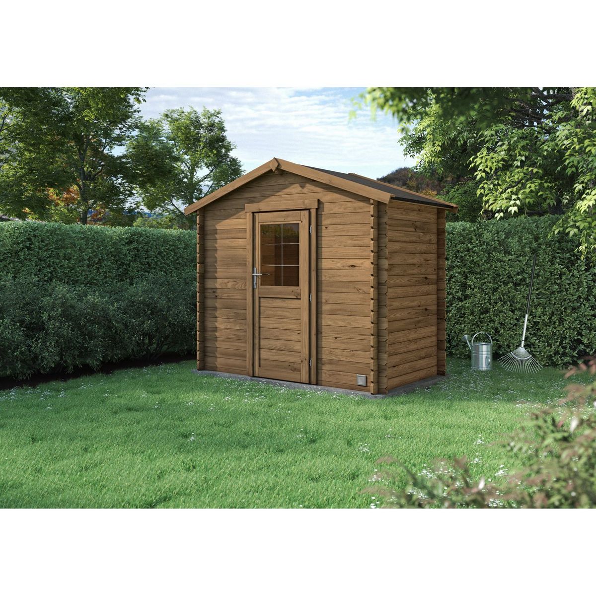 Forest Style Abri de jardin bois - 2,8m² - NICIA 